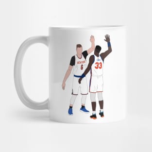 Kristaps Porzingis + Patrick Ewing "Franchise Bigs" Mug